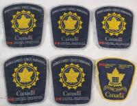 Six (6) Canada Customs and Revenue Agency Patches . Measures 5"&times;4.5"