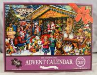 As-New Advent Calendar Jigsaw Puzzle, 1008 Pieces (42 Per Day) - 27.5&rdquo; x 19.7&rdquo;
