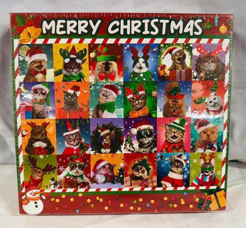 New Sealed Merry Christmas Advent Calendar, 1008 Pieces