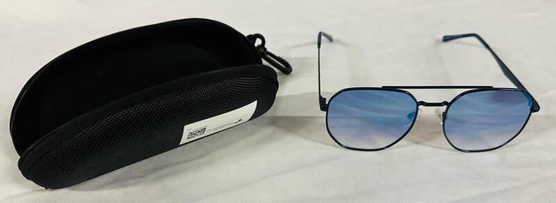 New Wanwan Aviator-Style Blue-Tinted Sunglasses - See Photos for Specs
