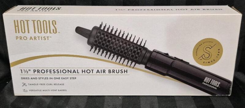 As New in Open Box Hot Tools Pro Artist 1.5" Professional Hot Air Brush - Tangle-Free Curl Release