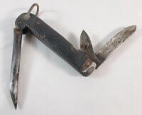Vintage WWII Wostenholm Sheffield England IXL Canadian Military Folding Knife