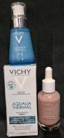 [SEE DESC] 2 Beauty Products: FHF Pink Dusk Illuminating Peptide Serum 29.5mL & Vichy Aqualia Thermal Rehydrating Serum 30mL *EXP 02/2025*