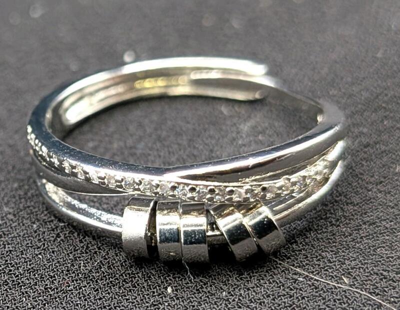 Size 8 Ring Stamped S925.