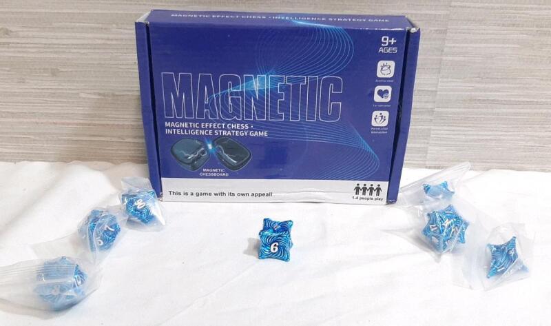 New Magnetic Chess Game & Set of Playing Dice