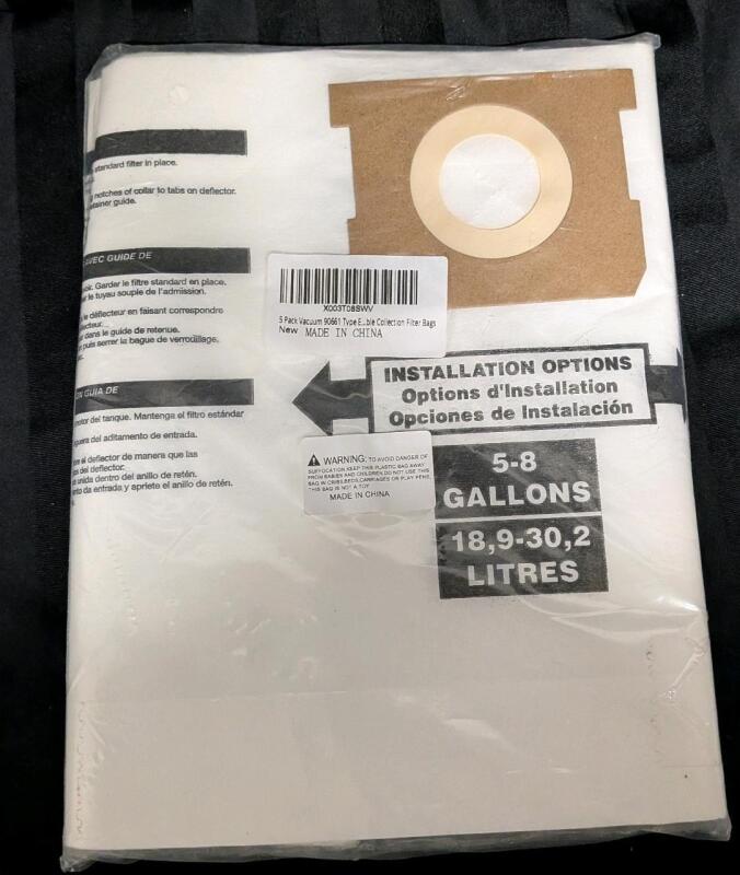 5 New Vacuum Bags Model 90661