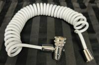 Coil-Style Sink Sprayer Hose with Thumb Lever, Over 9 Feet Long