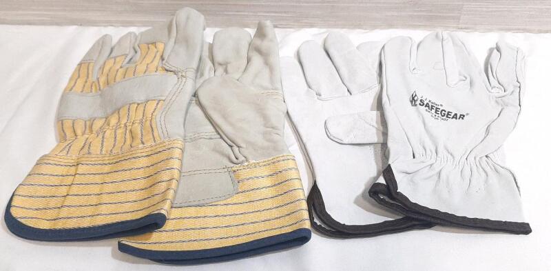 2 New Pairs of Work Gloves