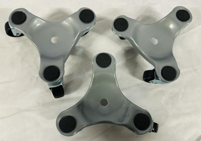 3 Moving Dollies, ~7&rdquo; Diameter, with 1.5&rdquo; Diameter Wheels