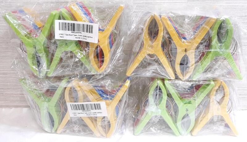4 New Packs of Clothes Clips