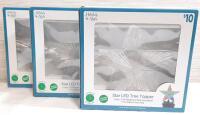 3 New Holiday Style Star LED Tree Toppers