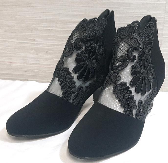 New Pair of Women's Lace Heels | Size 7.5
