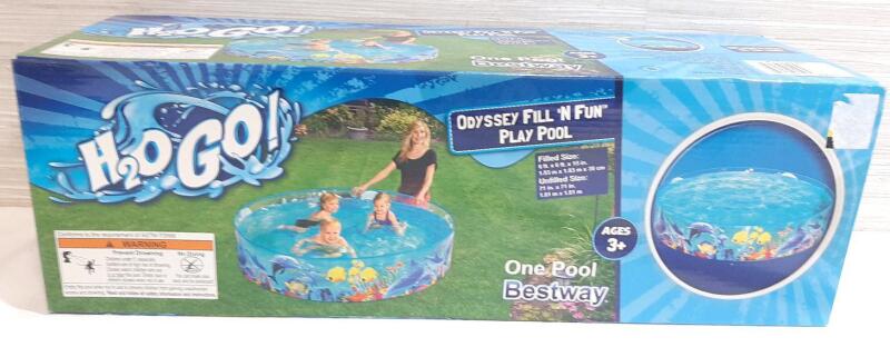 New H20 Go Odyssey Fill 'N Fun Play Pool
