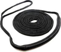 New 1/2" X 20FT Shockline with Integrated Shock Absorber Hand Spliced 15" Eye, Mooring Dock Fender Line Marine-Grade Dock Lines for Boats, Pre-Spliced