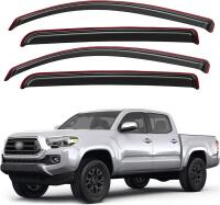 new AceRide in-Channel Window Visors for Toyota Tacoma Double Cab 2016 2017 2018 2019 2020 2021 2022 2023&iuml;&frac14;&OElig;Rain Guards Sun Shields Window Deflector Wind Vent Visors&iuml;&frac14;&OElig;4PCS