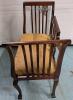 Vintage Wooden Satee on Castors. 36" by 15" by 31" - 2