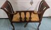 Vintage Wooden Satee on Castors. 36" by 15" by 31" - 3