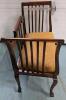 Vintage Wooden Satee on Castors. 36" by 15" by 31" - 4