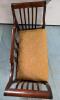 Vintage Wooden Satee on Castors. 36" by 15" by 31" - 5