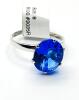 Sterling Silver Natural Blue Quartz (5ct) Ring, Size 8, comes with appraisal $200.00. - 4