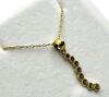 14KT Yellow Gold Pendant with Gold Plated Sterling Silver Chain, Retail $400.00.