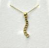 14KT Yellow Gold Pendant with Gold Plated Sterling Silver Chain, Retail $400.00. - 3