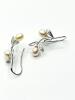 Sterling Silver Freshwater Pearl 7.8-6.1mm Earrings with Ear Wire, comes with APPRAISAL $180.00.