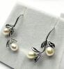 Sterling Silver Freshwater Pearl 7.8-6.1mm Earrings with Ear Wire, comes with APPRAISAL $180.00. - 2