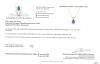 10KT Yellow Gold Natural Iolite (0.50ct) and Natural Moonstone (0.04ct) Pendant with Gold Plated Sterling Silver Chain, comes with APPRAISAL $600.00. - 3