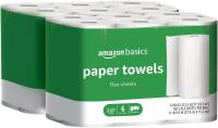 Amazon Basics 2-Ply Flex-Sheets Paper Towels, 12 Basics Rolls = 32 Regular Rolls, Everyday Value with 150 Sheets per Roll