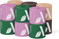 Amazon Aware 100% 3-ply Bamboo Toilet Paper, Unscented, 12 Rolls, 350 Sheets per roll, Total 4200 Sheets, Plastic-Free