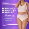 Always Discreet Boutique Incontinence and Postpartum Underwear for Women, Maximum Protection, Small/Medium, Rosy, 48 Count (4 Packs of 12) - 2