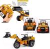 New Ailejia 1/14 RC Wheel Loader Retail $349 10 Channel Remote Control Front Loader Construction Tractor 2.4GHz Metal Bulldozer Toy damaged packaging but product new - 2