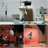 New Altson Pro 100% Stainless Steel Heavy Duty C Stand with Boom Arm, Max Height 10.5ft/320cm Photography Light Stand with 4.2ft/128cm Holding Arm, 2 Grip Head for Studio Monolight, Softbox, Reflector - 2