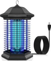 New AMUFER Bug Zapper Outdoor Indoor, 18W Power & 4400V Instant Grid Mosquito Repellent, Insect Control Efficiency Increased 100% Fly Trap for Patio, Backyard, Home