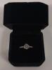 New Platinum Plated 1.0ct Simulated Diamond Channel Ring - Resizable