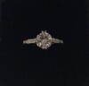 New Platinum Plated 1.0ct Simulated Diamond Channel Ring - Resizable - 2