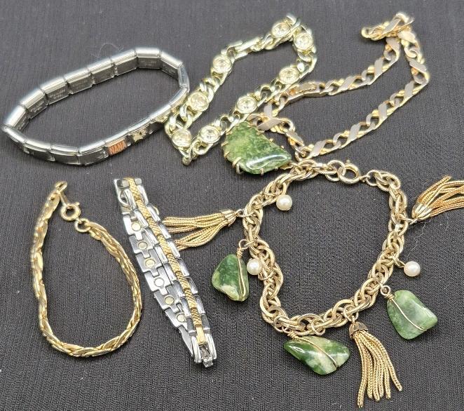 6 Vintage & Modern Bracelet Lot