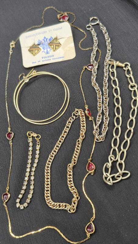 Vintage & Modern Jewelry Lot - Necklaces, Bracelets, Earrings
