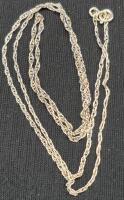 Dainty Necklace Stamped STG 925 Chain 20.5" Long