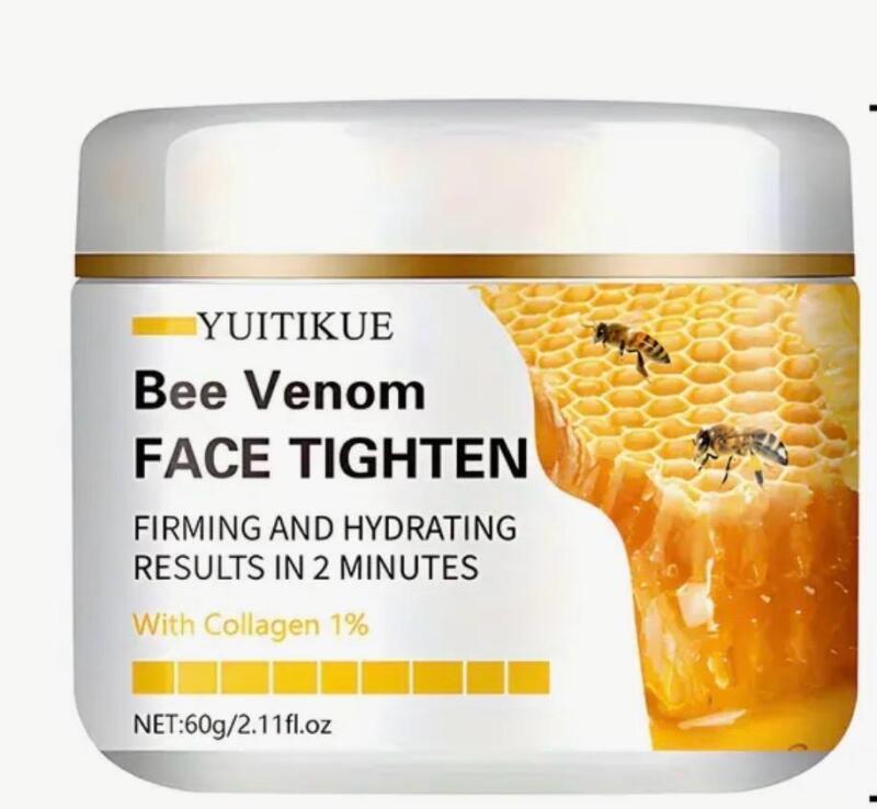 New Yuitiku&eacute; Bee Venom Facial Firming Cream 60G Hypoallergenic with Collagen, Vitamin E And Hyaluronic Acid Moisturizing Skincare Hypoallergenic exp:02/05/2028 stock photos added
