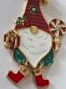 Festive Christmas Dangle Earrings Pierced Post back Adorable Santa Gnomes Rhinestone Alloy Drop Earrings approximately 2.95&rsquo;&rsquo; drop Stock photos added - 5