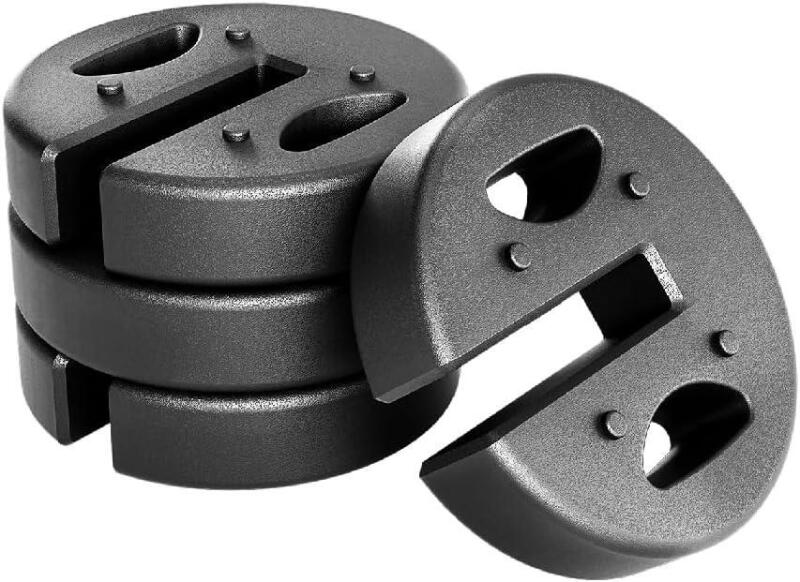 New Canopy Weights Set of 4, No-Pinch Design for Simple Setup and Removal, 40 lbs - Holds Tents, Canopies, and Umbrellas in Place for Outdoor Events