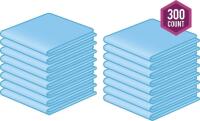 300 New Disposable Underpad, 23 X 36 inch, Healthy Spirit 300 Count