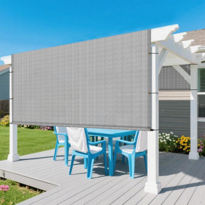 New FLORALEAF 12'&Atilde;&mdash;16' Pergola Shade Cover Universal Replacement Canopy for Outdoor Patio Porch Backyard Gazebo with Grommets Weighted Rods