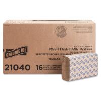 New Genuine Joe GJO21040 Multifold Natural Towels (16 Packs, 250 per pack)