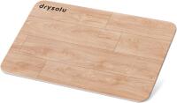 New DRYSOLU Stone Bath Mat Diatomaceous Earth Bath Mat Stone Shower Mat Fast Water Drying Ultra Absorbent Pad Diatomite Mat,Non-Slip Mat for Bathroom Shower,Kitchen,Pet,15.35x23.63in,Hard,Wood Pattern