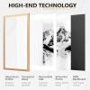 New Retail $207 24x36 Metal Poster Frame - 20x30 Aluminum Alloy Picture Frame with Mat - Tempered Glass Poster Frame - Rose Gold - Photo Frame Wall Hanging