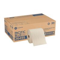 New Pacific Blue Ultra 8" High-Capacity Recycled Paper Towel Rolls by GP PRO (Georgia-Pacific), Brown, 26495, 1,150 Linear Feet Per Roll, 6 Rolls Per Case