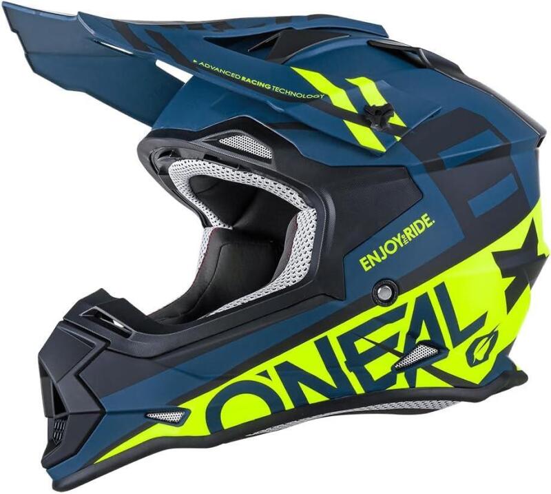 New O'Neal - 0200-215 Unisex-Adult Off-Road Style 2SERIES Helmet SPYDE Black/hi-viz XL